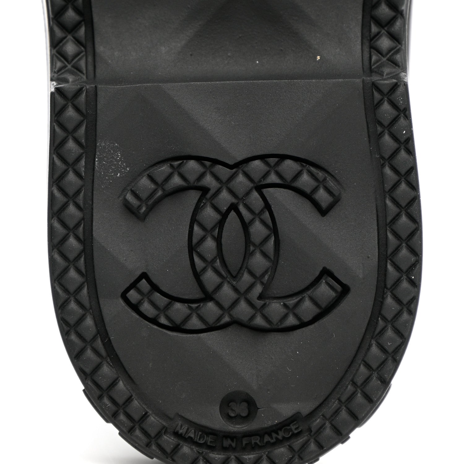 Chanel Caoutchouk CC High Boots 36 Black 8 of 12
