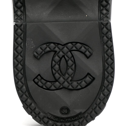 Chanel Caoutchouk CC High Boots 36 Black 8 of 12