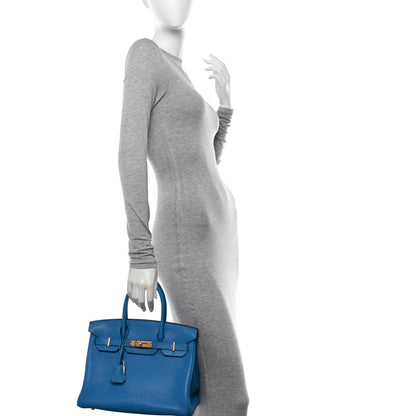 Hermes Togo Birkin 30 Bleu Zanzibar 2 of 11