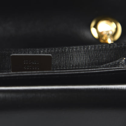 Gucci Azalea Calfskin Small Marina Chain Shoulder Bag Black 9 of 10