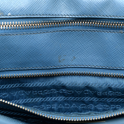 Prada Saffiano Medium Galleria Double Zip Tote Cobalto 19 of 25