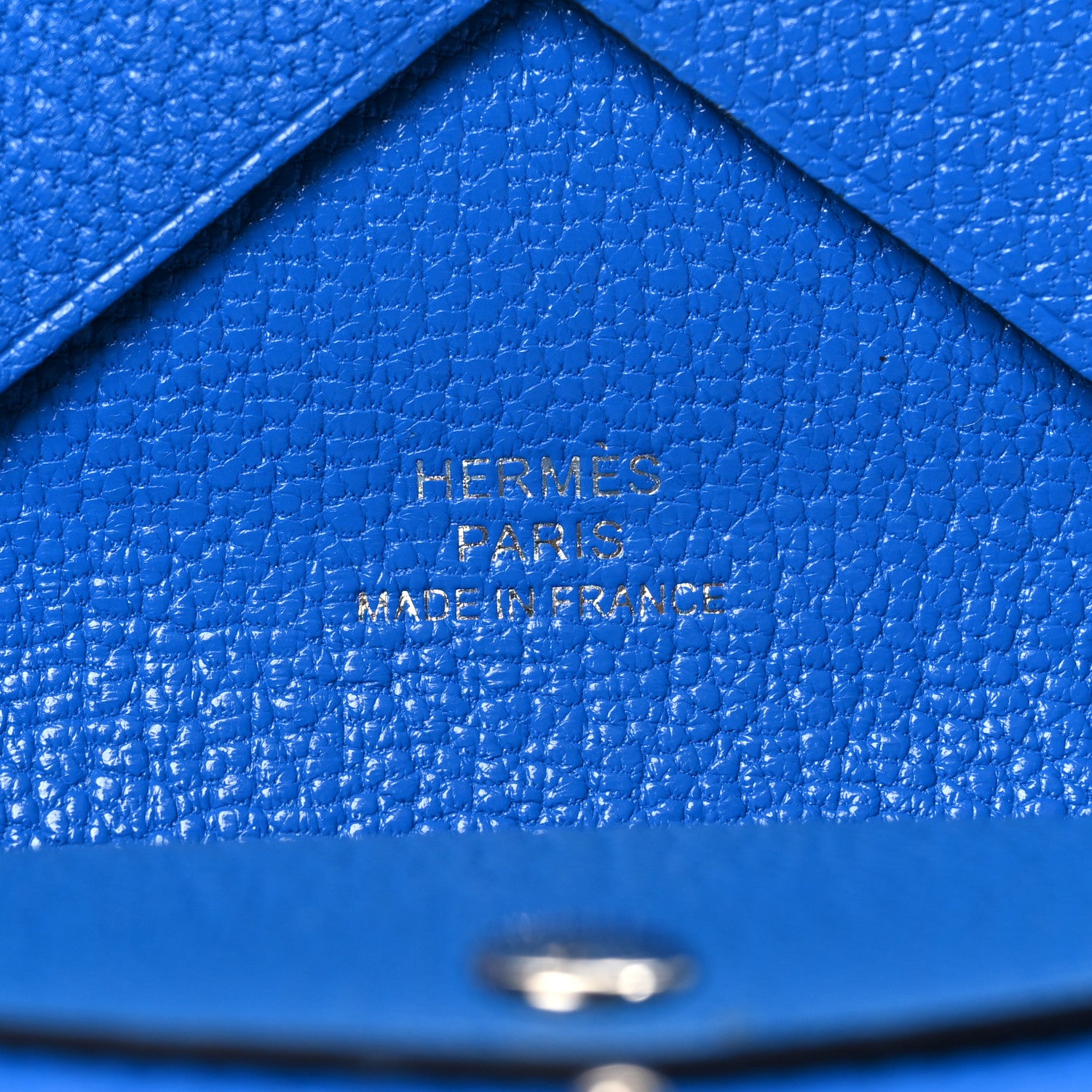 Hermes Chevre Mysore Calvi Duo Card Case Bleu Hydra 6 of 6