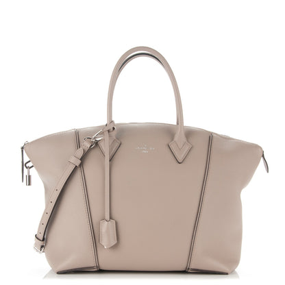 Louis Vuitton Veau Cachemire Soft Lockit MM Galet 1 of 8