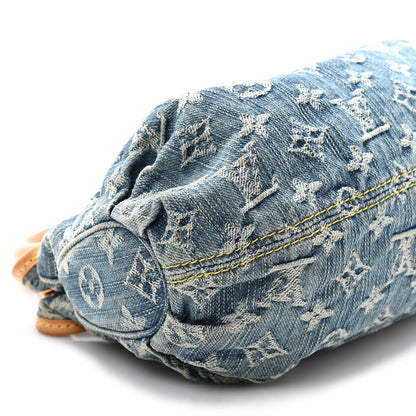 Louis Vuitton Monogram Denim Pleaty Blue 8 of 11