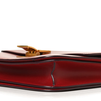 Celine Box Calfskin Medium Classic Box Flap Bag Red 6 of 11