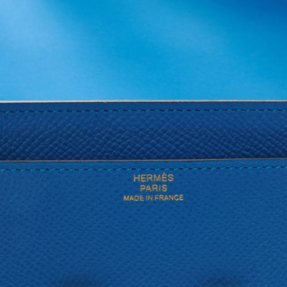 Hermes Epsom Constance Long Wallet Bleu Zanzibar 6 of 8