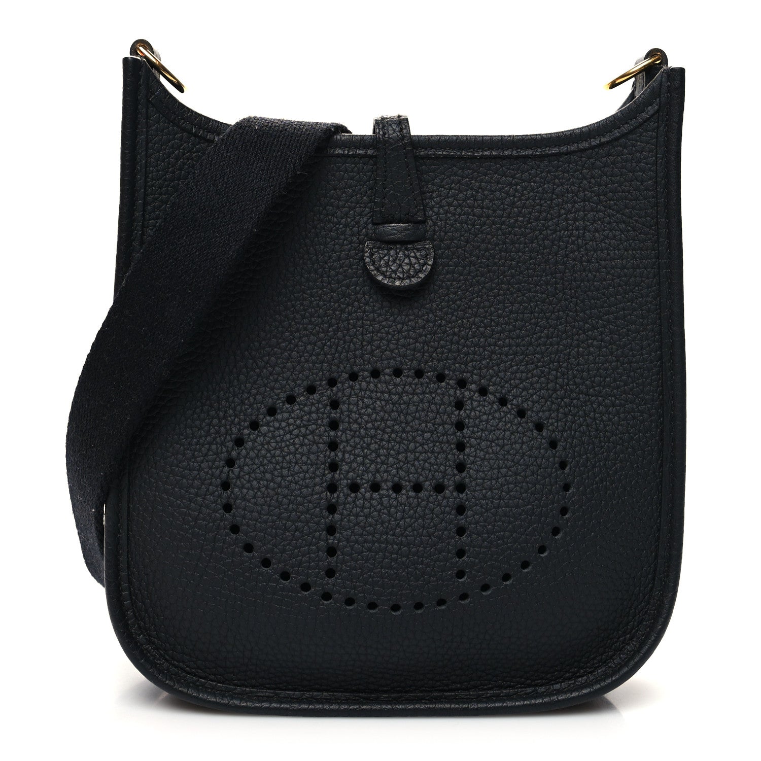 Hermes Taurillon Clemence Evelyne TPM Black 1 of 10