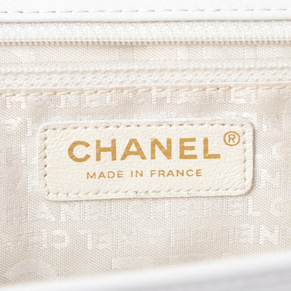 Chanel Lambskin Chocolate Bar Mademoiselle Flap Black White 6 of 8