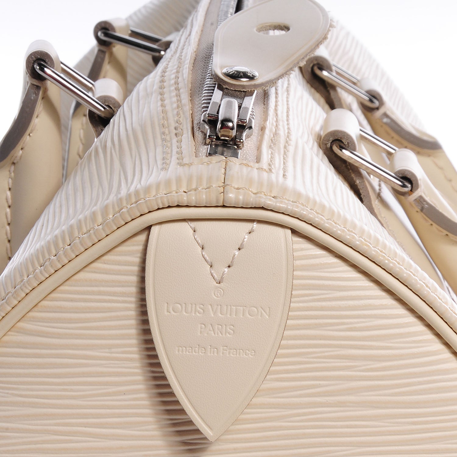 Louis Vuitton Epi Speedy 25 Ivory 6 of 8