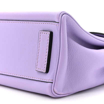 Versace Calfskin Medusa Small Top Handle Handbag Lilac 8 of 17