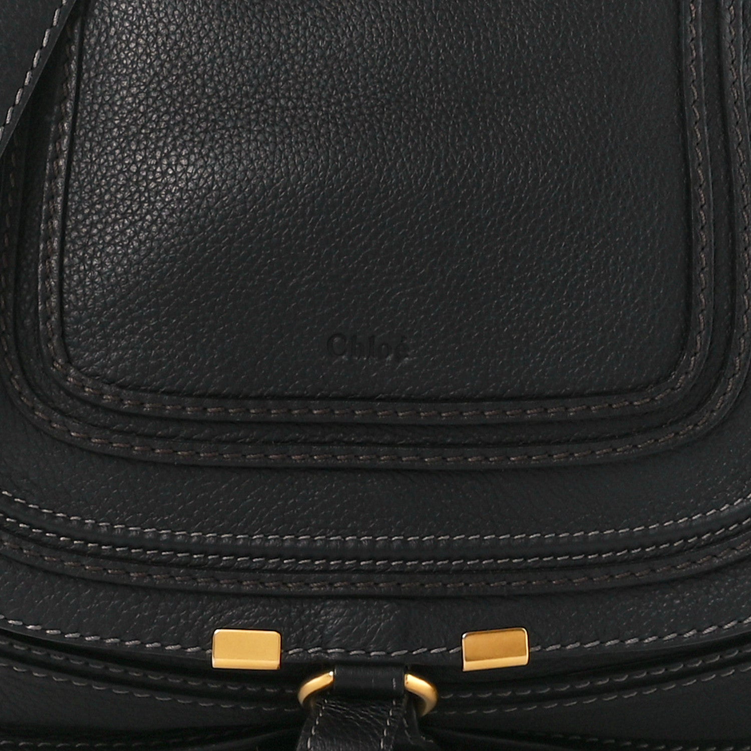 Chloe Calfskin Medium Marcie Satchel Black 10 of 12