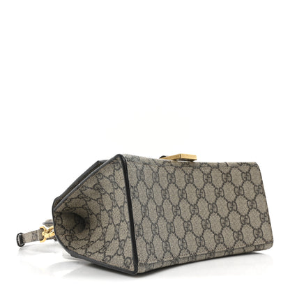 Balenciaga X GUCCI GG Supreme Monogram Small Hourglass Top Handle Bag Beige Ebony 4 of 10