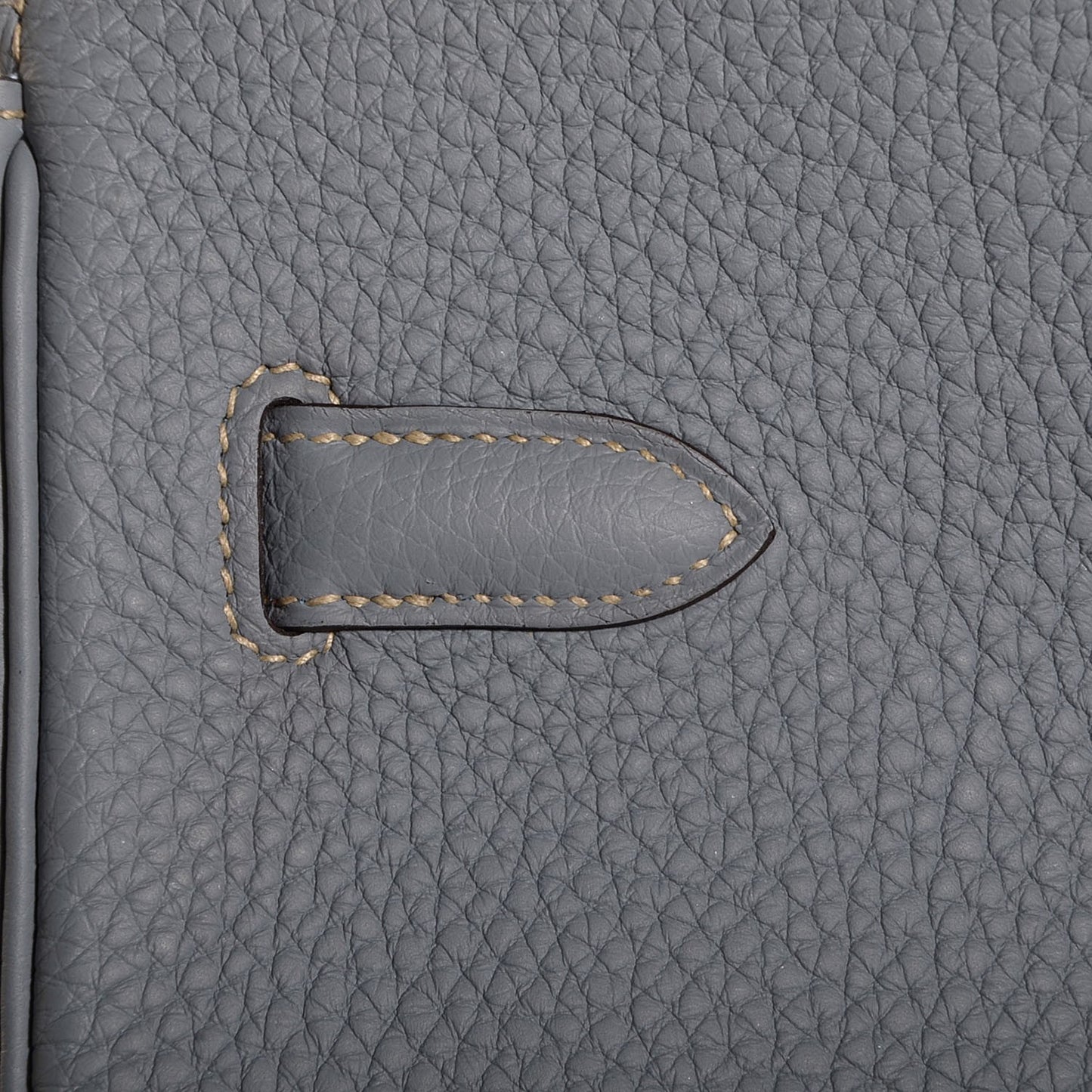 Togo Birkin 35 Bleu Lin