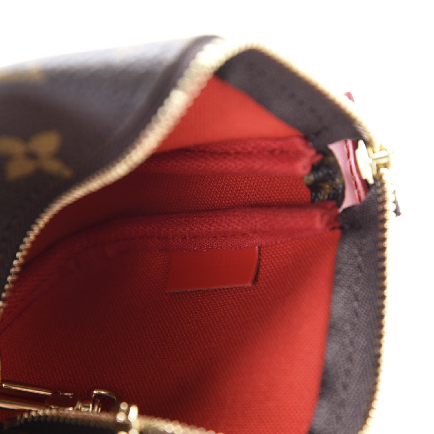 Louis Vuitton Monogram 2020 Christmas Animation Bumper Cars Mini Pochette Accessories Coquelicot 9 of 9