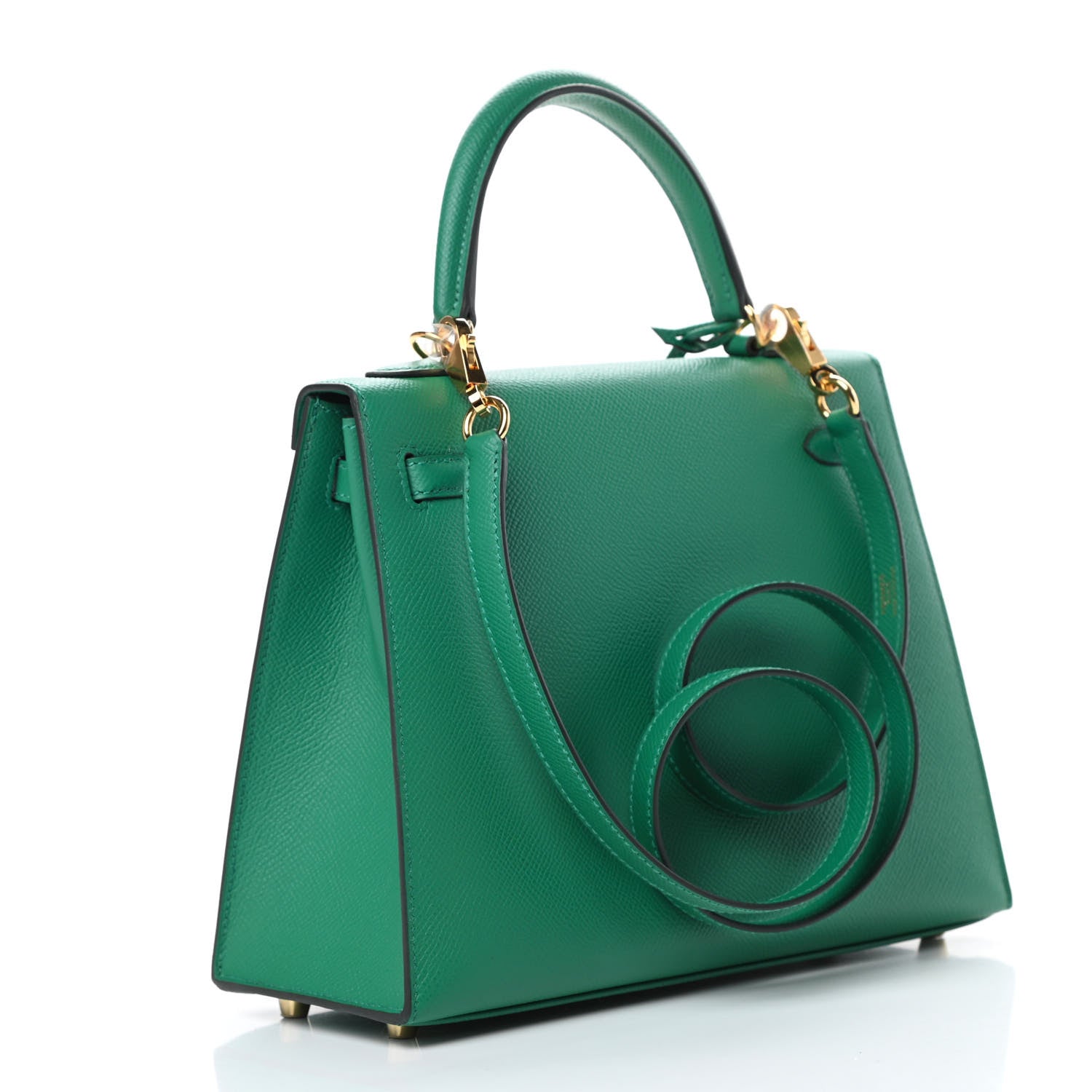 Hermes Epsom Kelly Sellier 25 Vert Vertigo 2 of 11