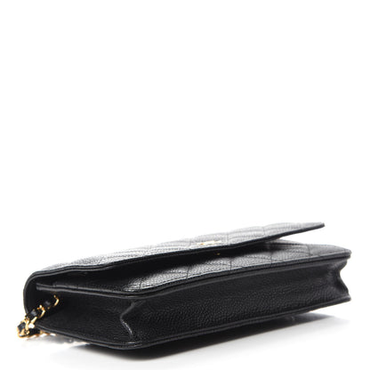 Chanel Caviar Quilted Wallet On Chain WOC Black 4 of 10
