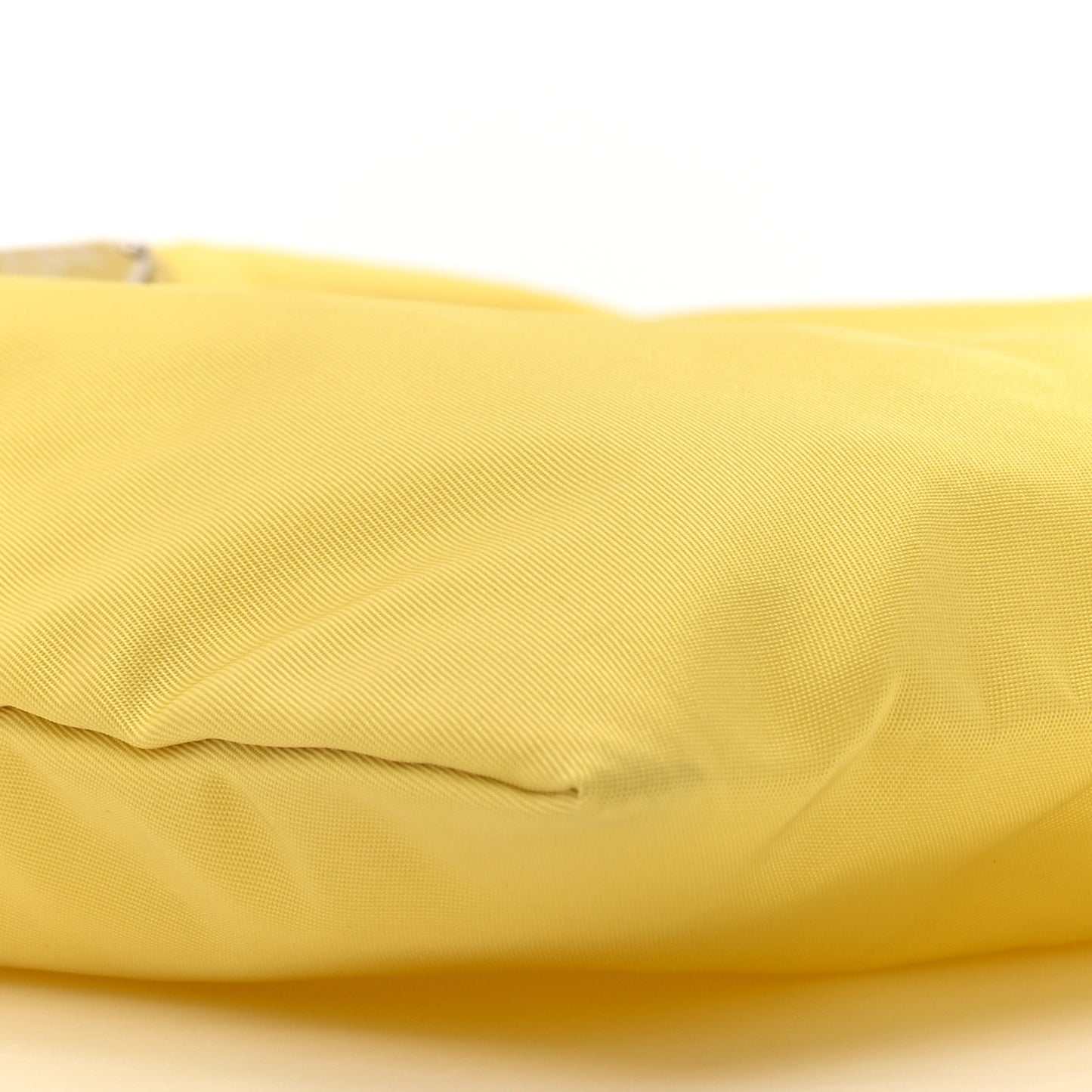 Tessuto Nylon Flat Messenger Bag Light Yellow
