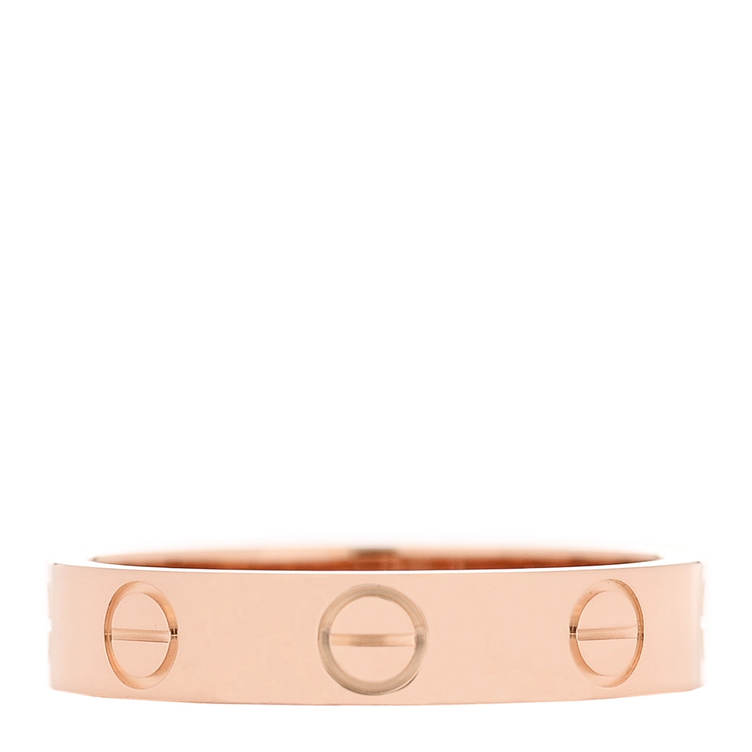 Cartier 18K Pink Gold 3.5mm LOVE Wedding Band Ring 49 5 3 of 4
