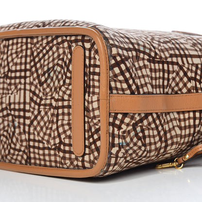 MCM Visetos Medium Liz Reversible Shopper Tote Cognac 14 of 18
