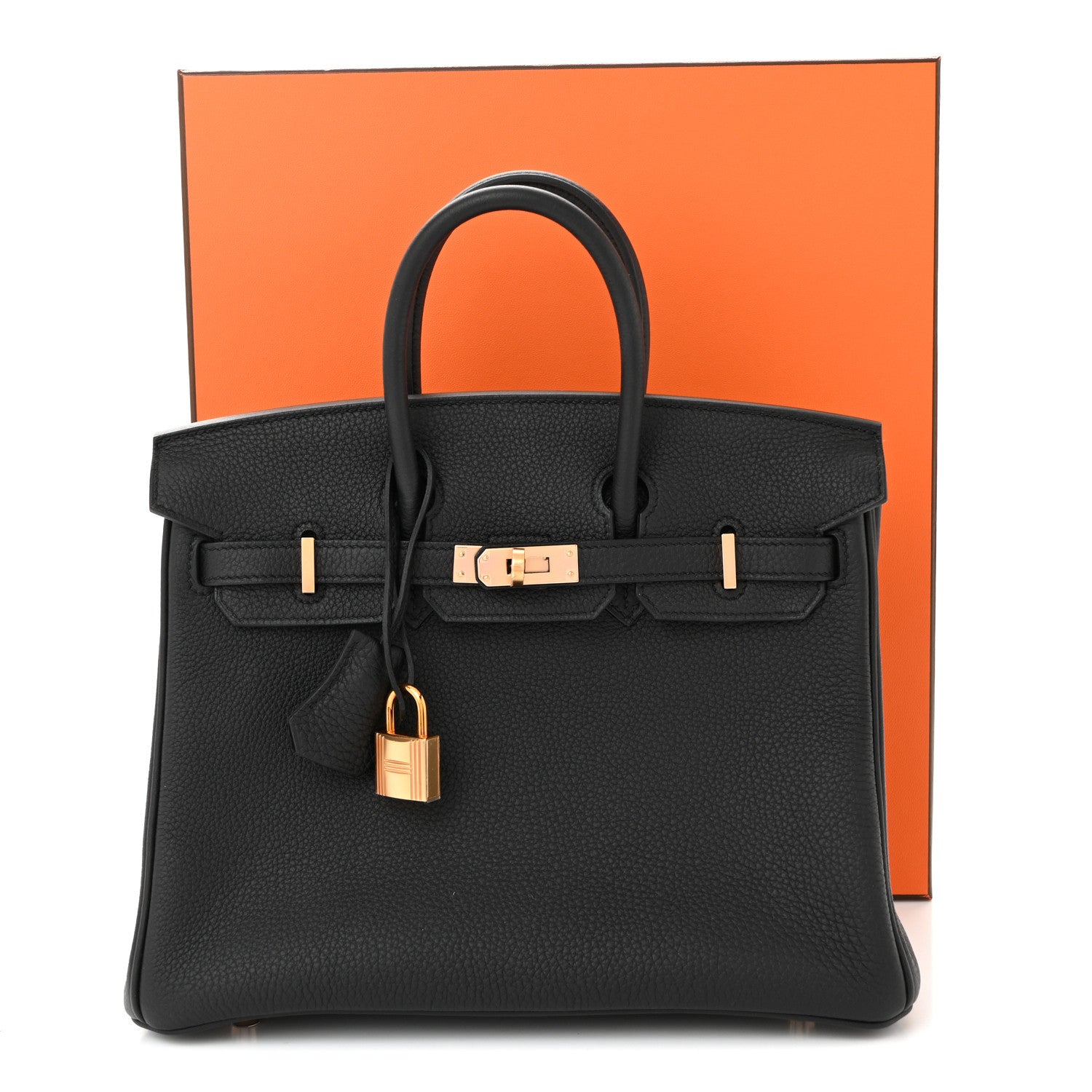 Hermes Togo Birkin 25 Black 10 of 10