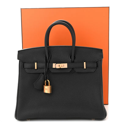 Hermes Togo Birkin 25 Black 10 of 10