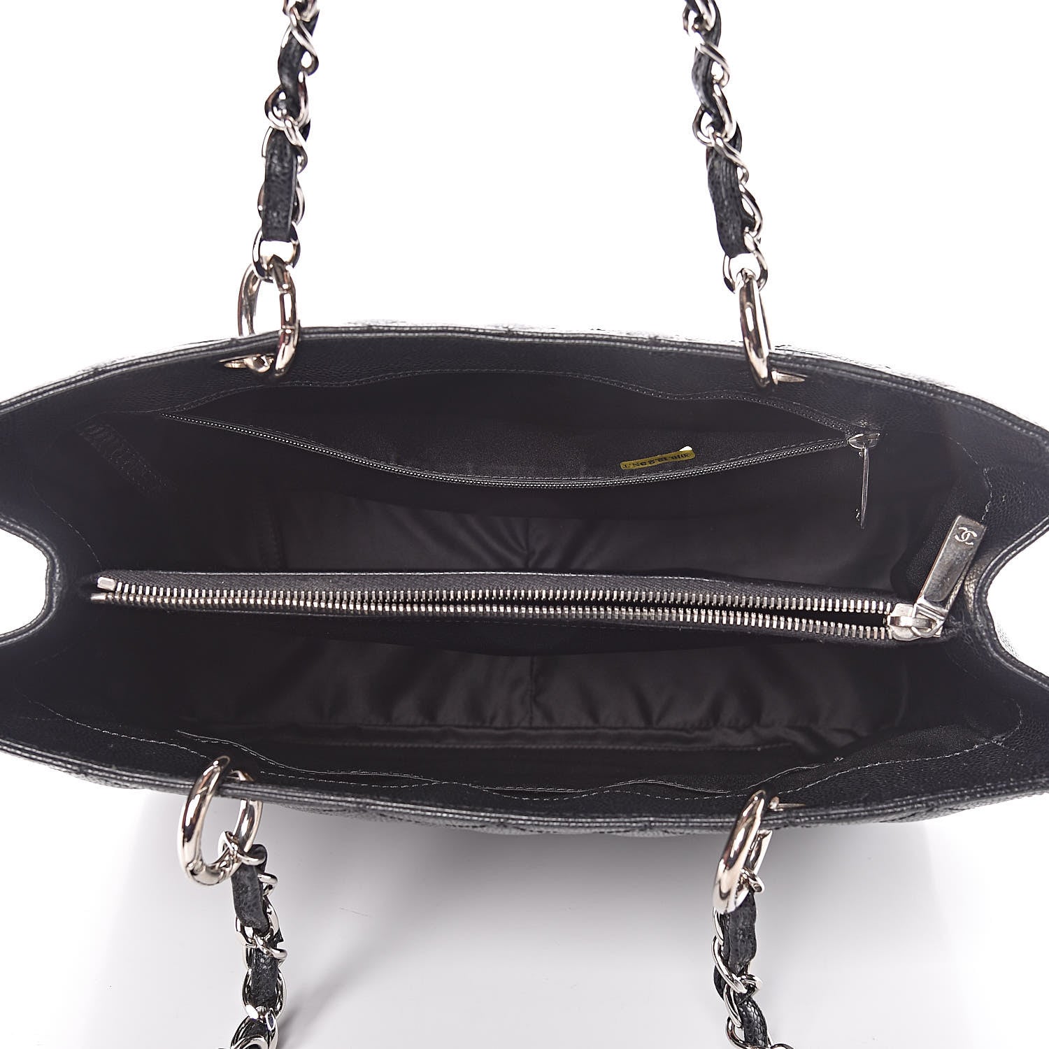Chanel Caviar Quilted Grand Shopping Tote GST Black 5 of 15