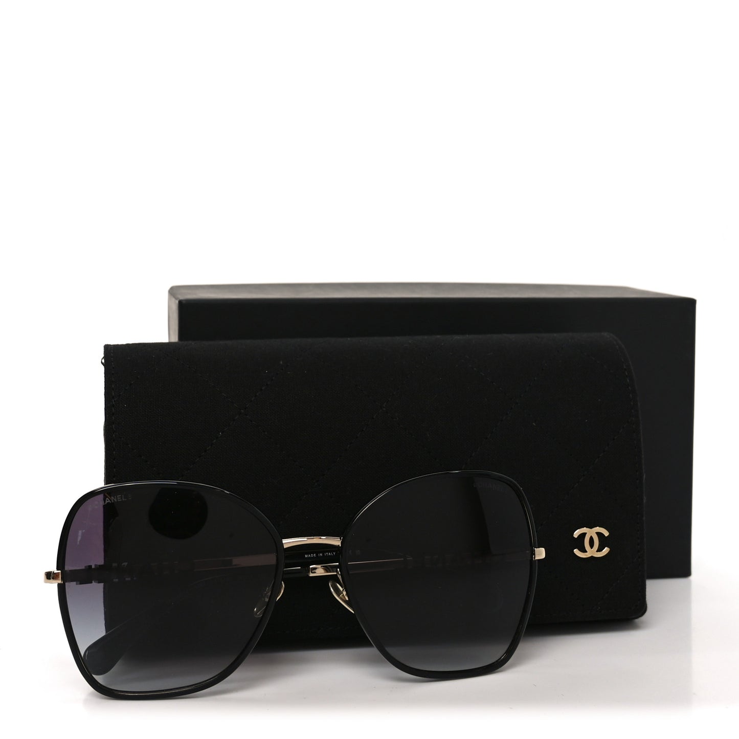 Metal Butterfly Sunglasses 4283 Black