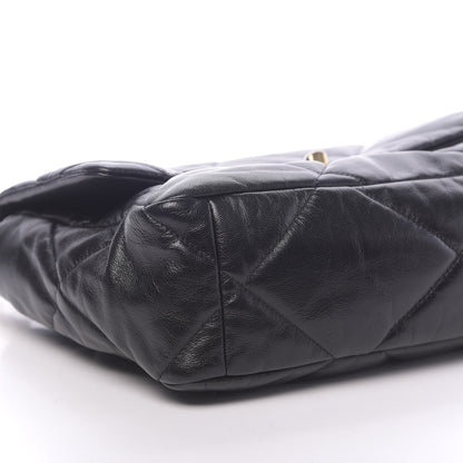 Chanel Lambskin Quilted Large 19 Flap Black 8 of 11