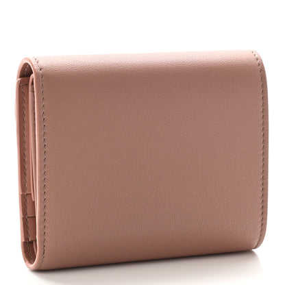 Celine Shiny Smooth Lambskin Small Triomphe Wallet Vintage Pink 3 of 9