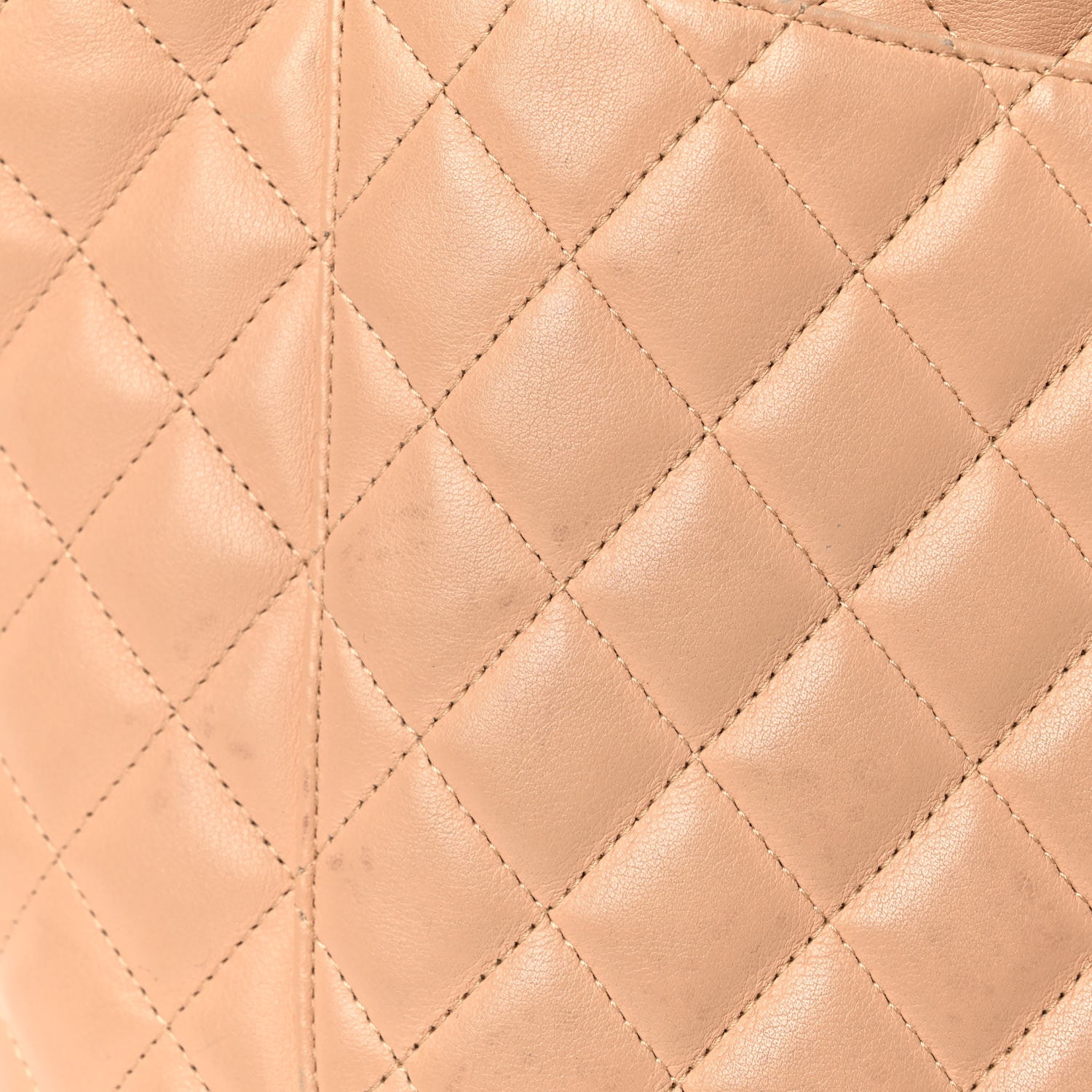 Chanel Calfskin Quilted Large Cambon Tote Beige Black 20 of 21