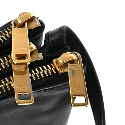 Celine Lambskin Small Trio Crossbody Bag Black 13 of 13