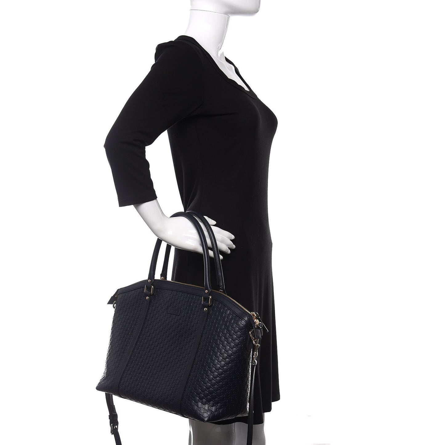 Soft Microguccissima Dome Satchel Navy
