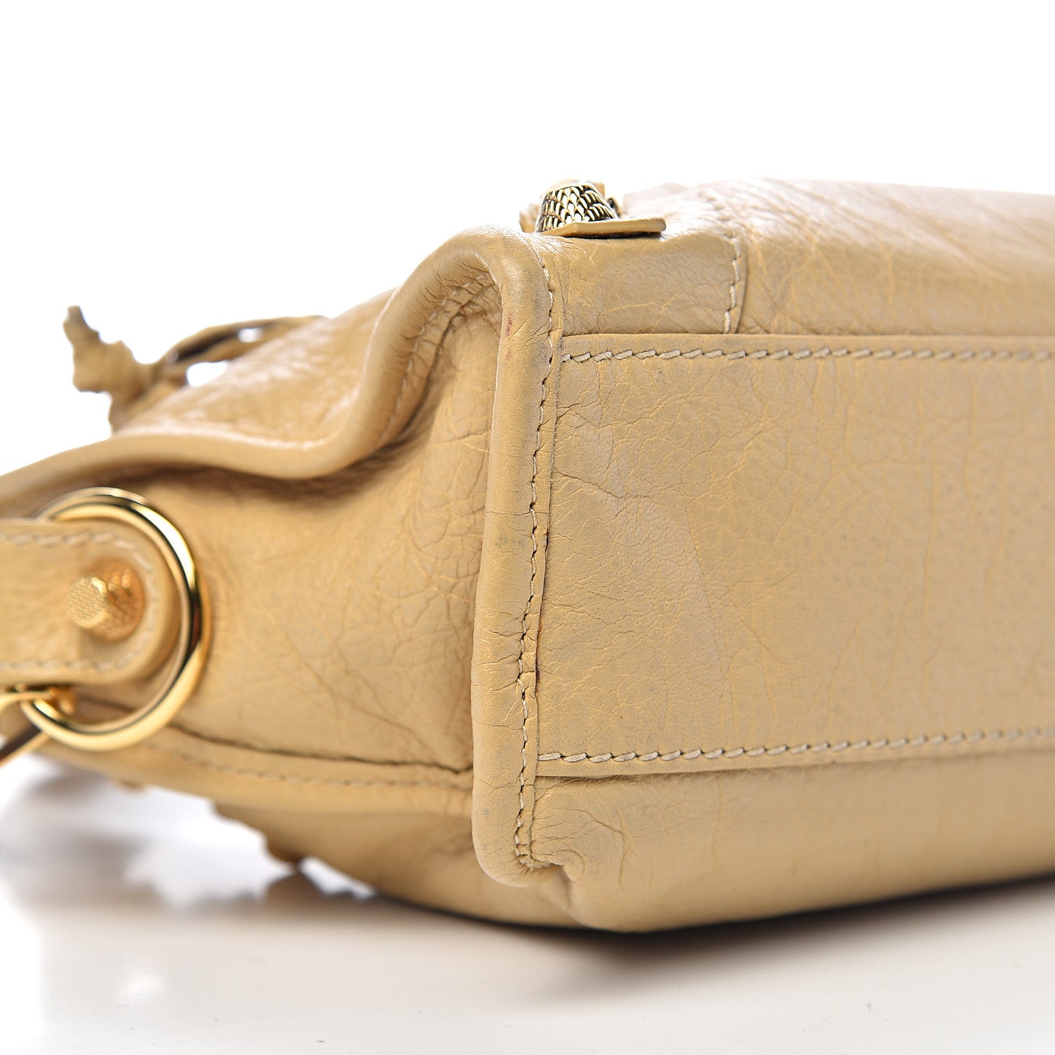 Balenciaga Agneau Giant 12 Gold Hardware Mini City Beige Oryx 7 of 9