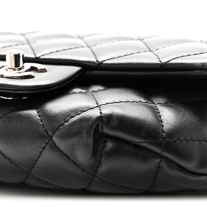 Chanel Calfskin Quilted CC Uniform Flap Belt Bag Black 10 of 10
