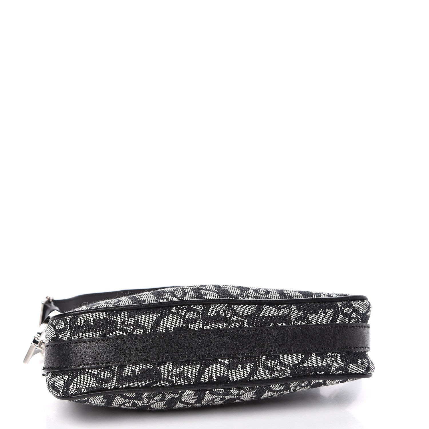 Christian Dior Monogram Shoulder Bag Black 4 of 10