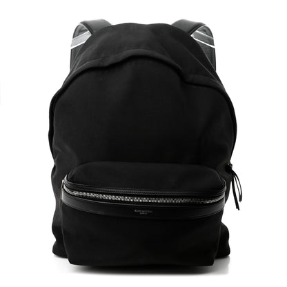 Saint Laurent Canvas Cit-E Backpack Black 1 of 17