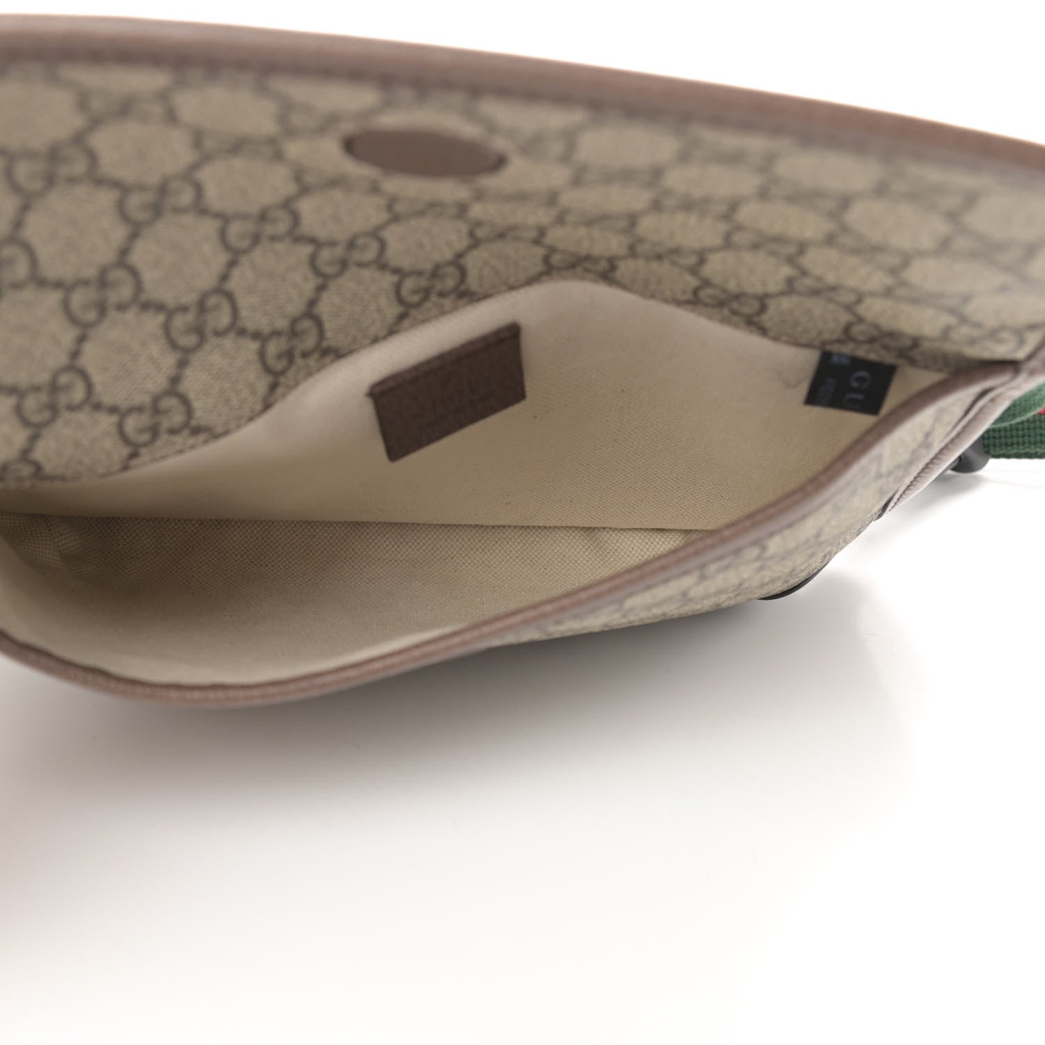 Gucci GG Supreme Monogram Neo Vintage Web Belt Bag Brown 5 of 10