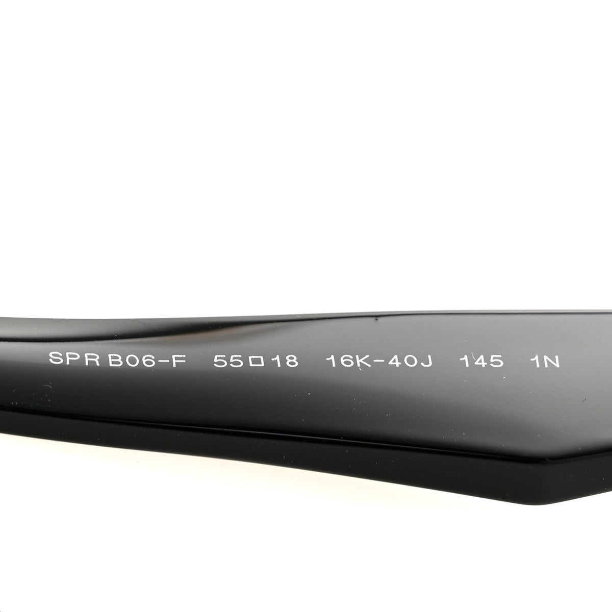 Acetate Symbole Sunglasses SPR B06-F Black