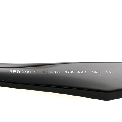 Prada Acetate Symbole Sunglasses SPR B06-F Black 6 of 9