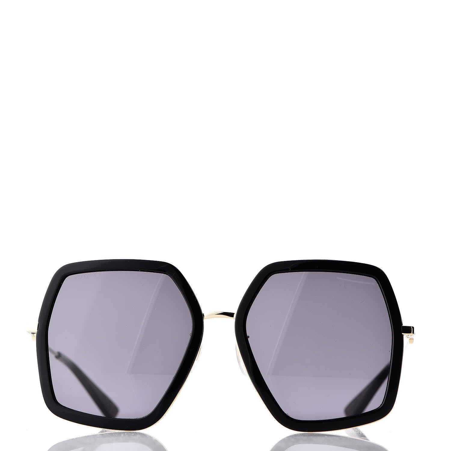 Gucci Acetate Oversize Square Frame GG0106S Sunglasses Black 2 of 7
