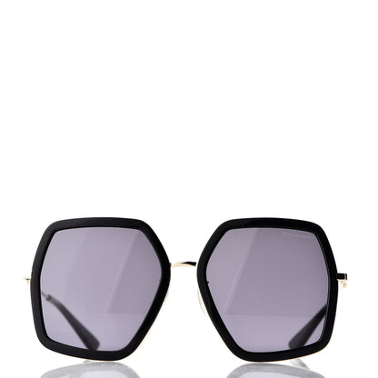 Gucci Acetate Oversize Square Frame GG0106S Sunglasses Black 2 of 7