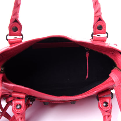 Balenciaga Agneau Classic Hardware Mini City Rose Thulian 7 of 14