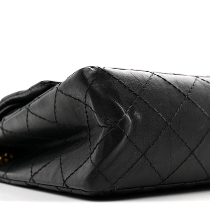 Chanel Aged Calfskin Quilted 2.55 Reissue 226 Flap Black 9 of 10