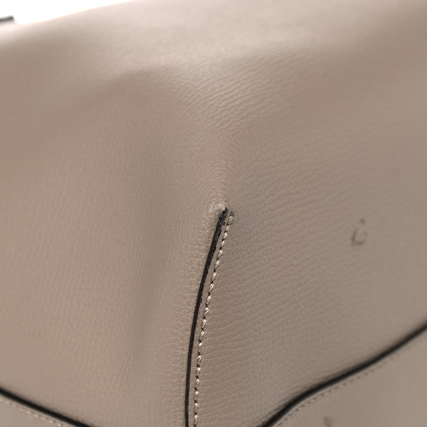 Vitello Vienna Enamel F is Fendi Shopping Tote Tortora Taupe