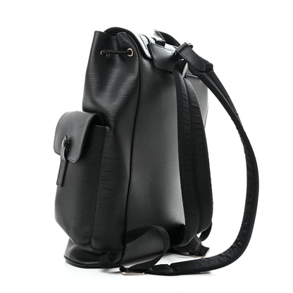 Louis Vuitton Epi Christopher Backpack PM Black 3 of 12