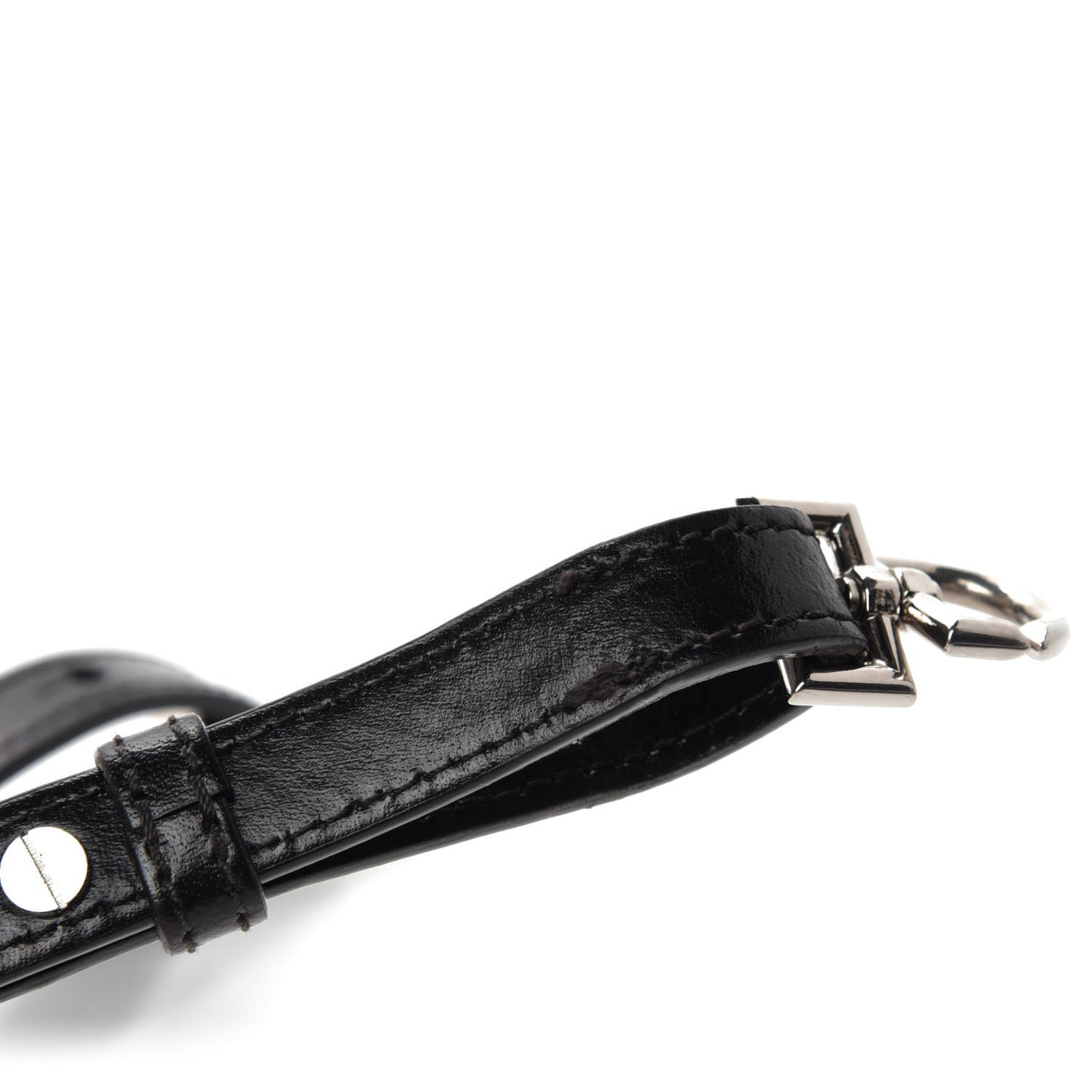 Shiny Lord Calfskin Mini Antigona Black