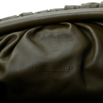 Bottega Veneta Smooth Butter Calf The Pouch Oversized Clutch Kaki Fondent 6 of 6