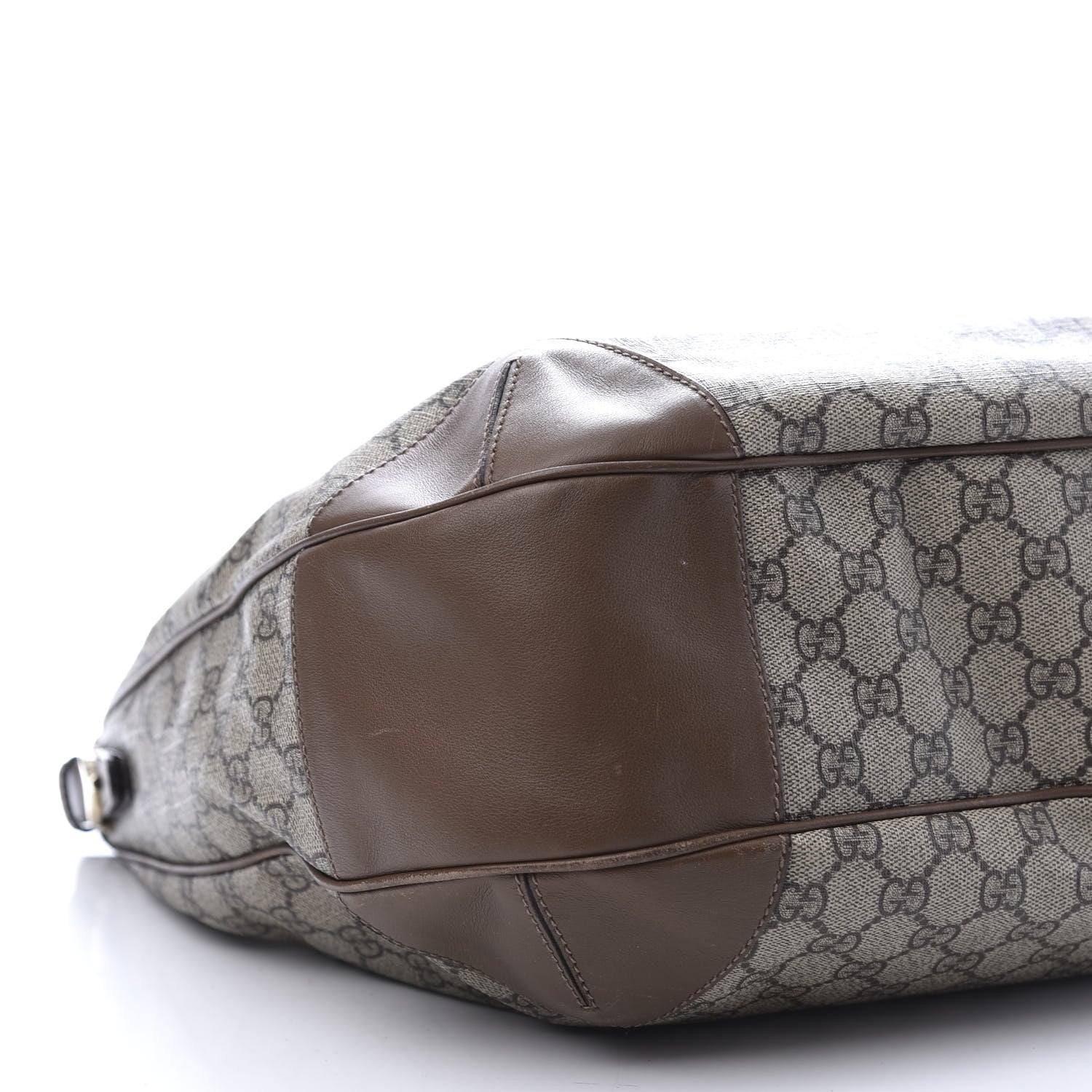 Gucci GG Supreme Monogram Margaux Calfskin Medium Nice Hobo Beige Ebony Acero 8 of 11