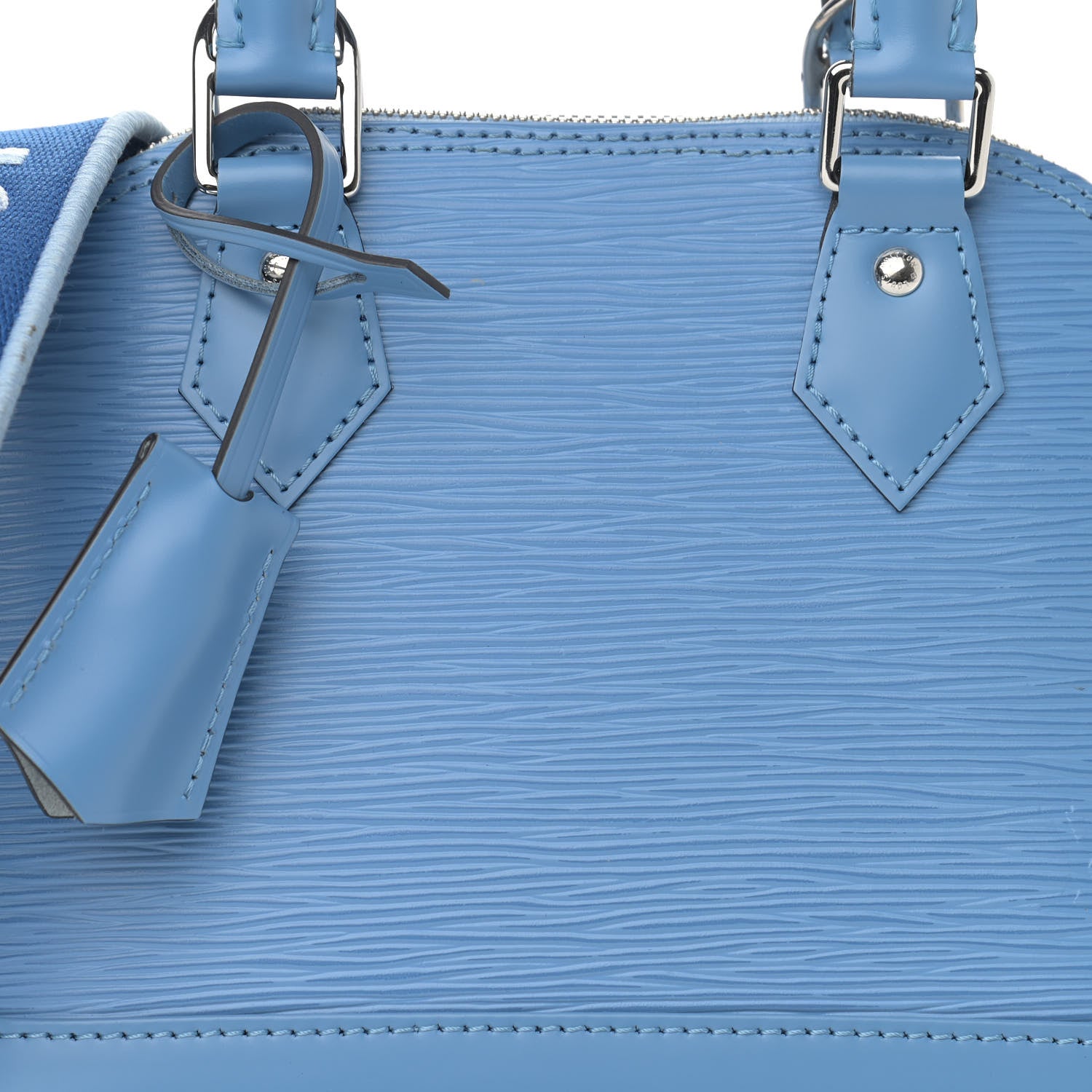 Louis Vuitton Epi Jacquard Alma BB Bleuet 8 of 10
