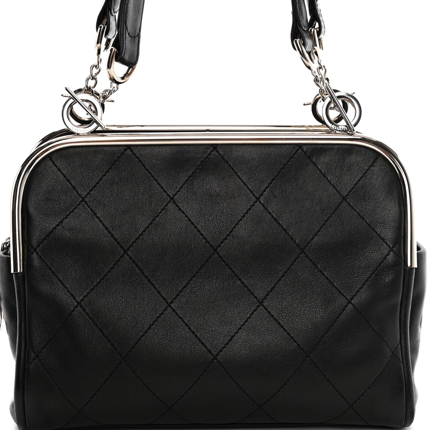 Chanel Lambskin Ultimate Soft Frame Bag Black 8 of 10
